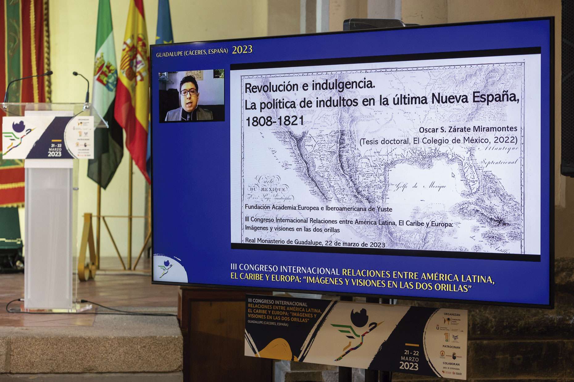 El VII Premio de investigación a tesis doctorales iberoamericanas recae en el investigador mexicano Óscar Sergio Zárate Miramontes. Grada 177. Fundación Yuste