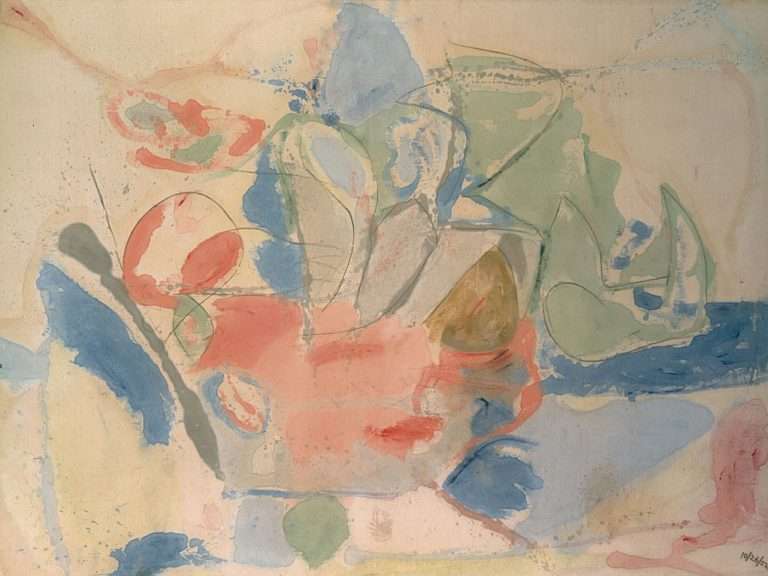 ‘Montañas y mar’, de Helen Frankenthaler. Grada 177. Inmaculada González