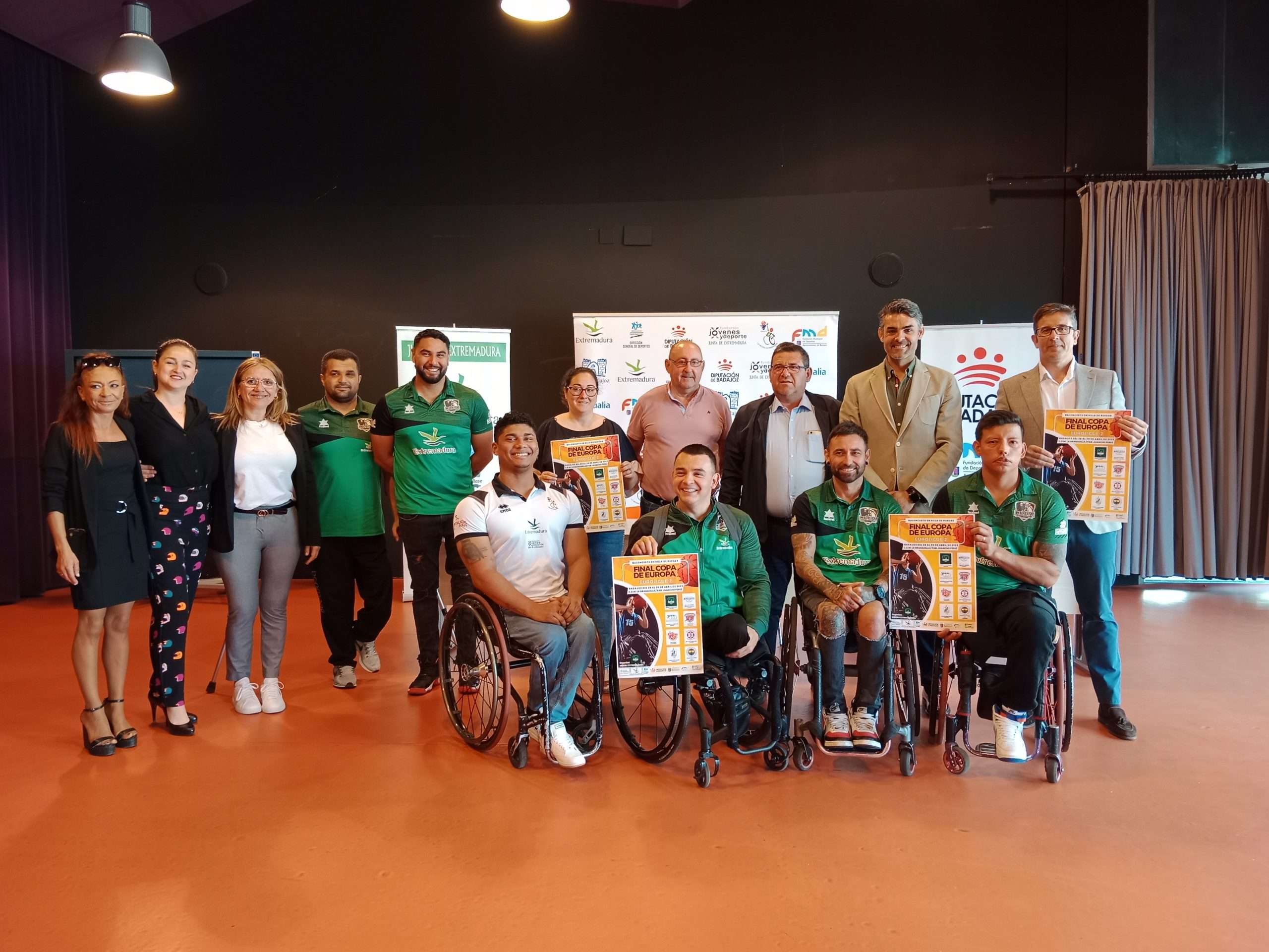 El Mideba Extremadura participa en la Euroliga de baloncesto en silla de ruedas, que se celebrará en Badajoz