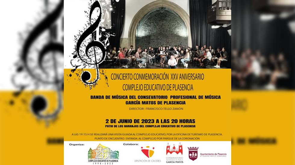 Concierto de la Banda de Música del Conservatorio 'García Matos' de Plasencia