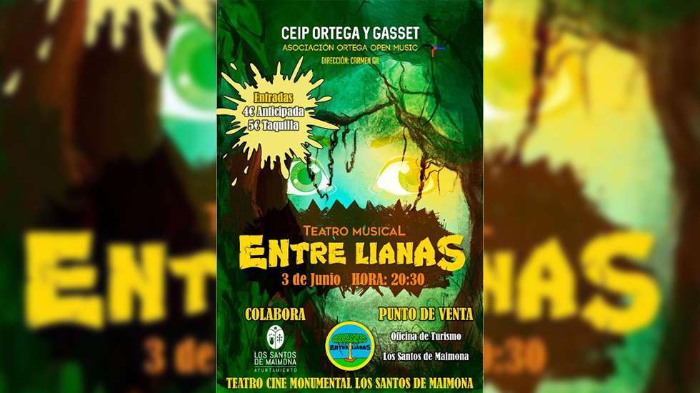 Teatro musical 'Entre lianas' en Los Santos de Maimona