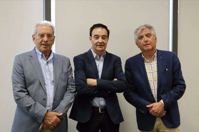 Emilio Vázquez, Jesús Gumiel y Emilio Jiménez. Foto: Cedida