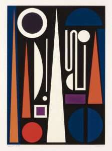 ‘Medianoche’, de Auguste Herbin