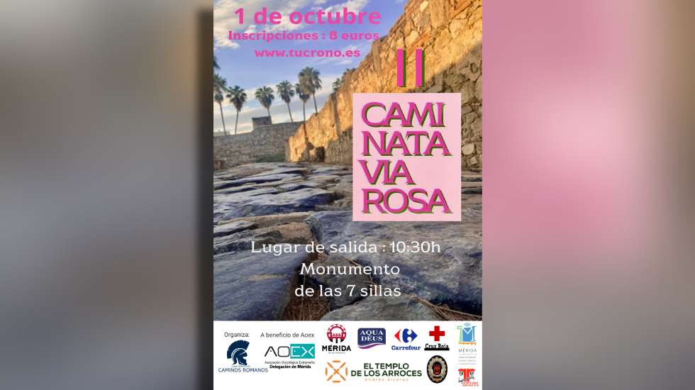 II Caminata Solidaria 'Vía Rosa' en Mérida