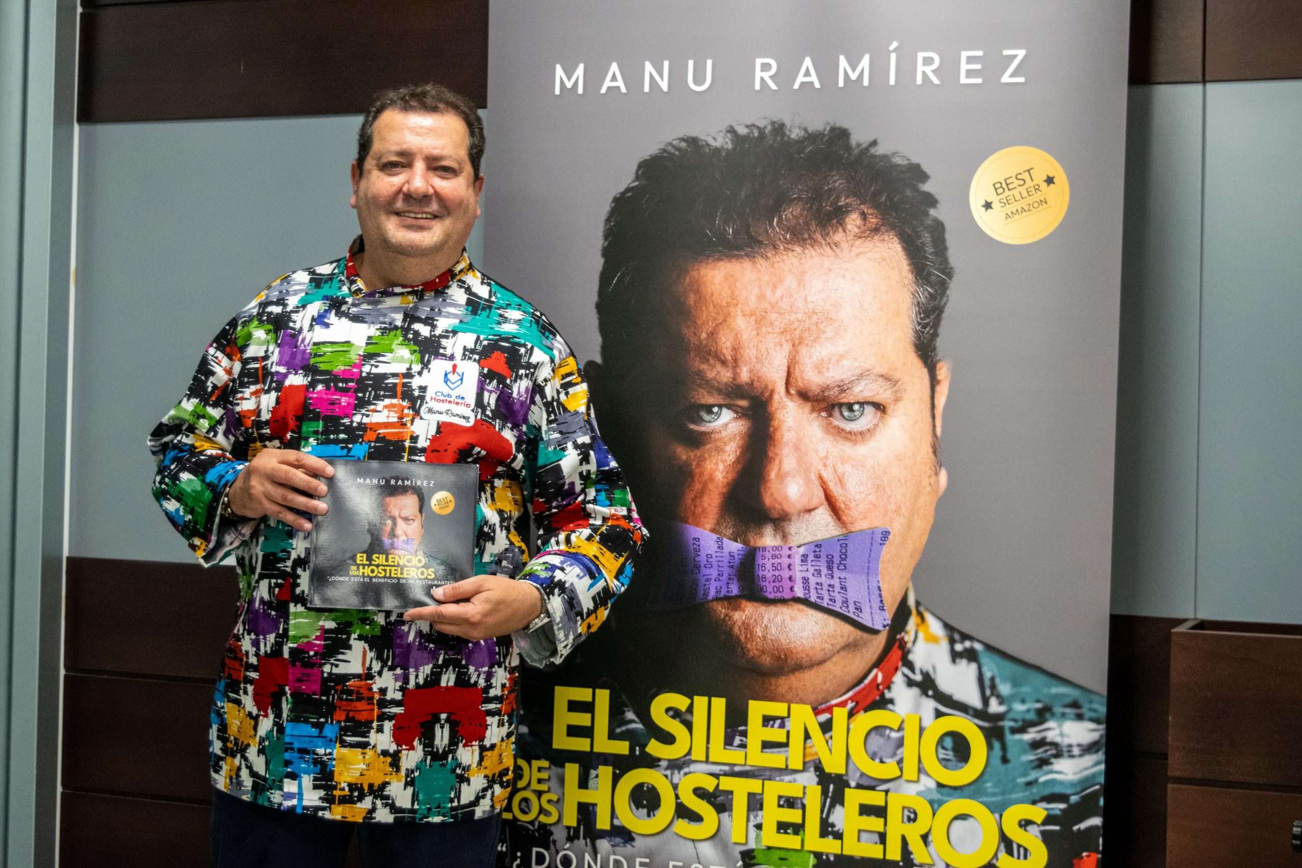 Manu Ramírez presenta en Badajoz su libro 'El silencio de los hosteleros. ¿Dónde está el beneficio de mi restaurante?'