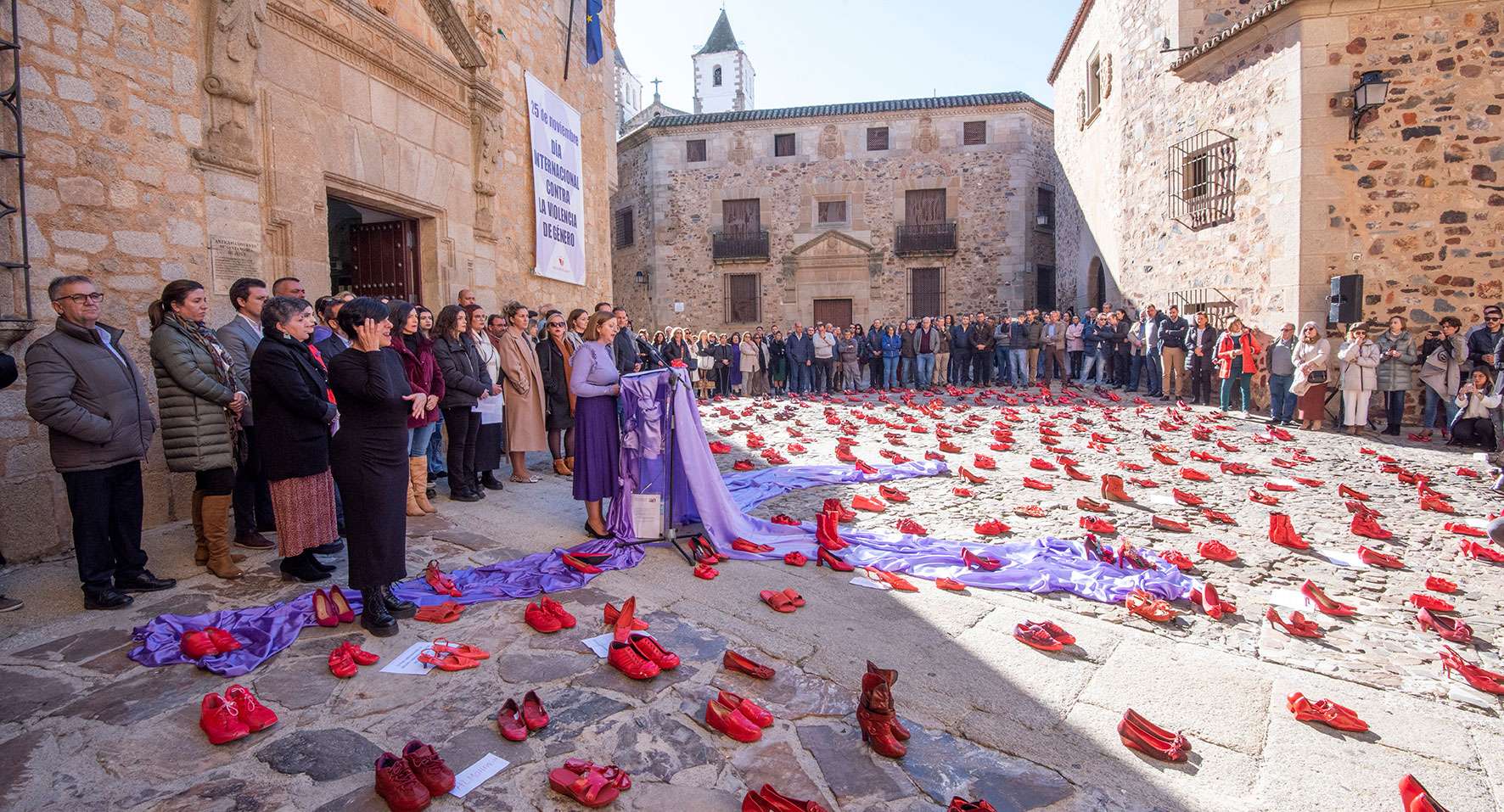 Acto de la Diputación de Cáceres. Foto: Diputación de Cáceres