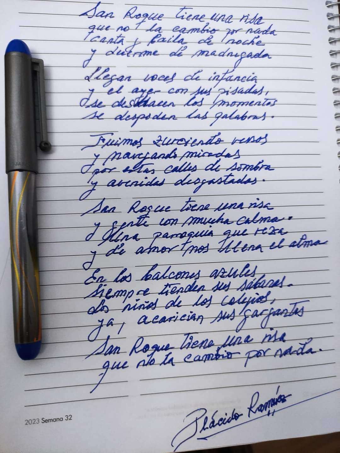 Poema de Plácido Ramírez para ‘Artistas en Navidad’