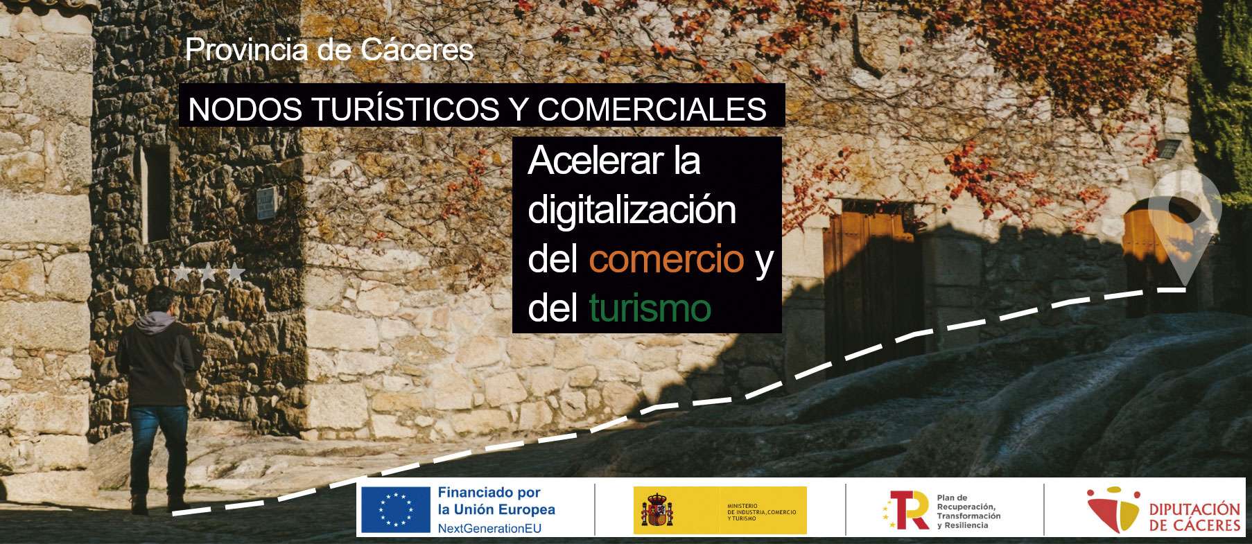 El proyecto ‘NODOS Turísticos y Comerciales’ promueve la transformación digital del comercio en la provincia de Cáceres