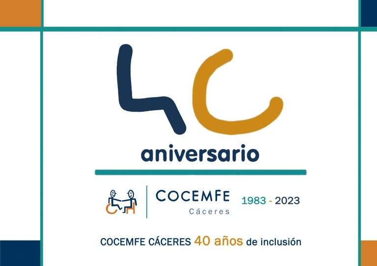 Cocemfe Cáceres cumple 40 años de trabajo por la inclusión de las personas con discapacidad física y orgánica