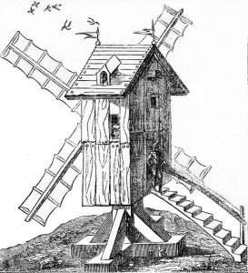 O primeiro moinho de vento em Portugal “ao modo de Flandres”