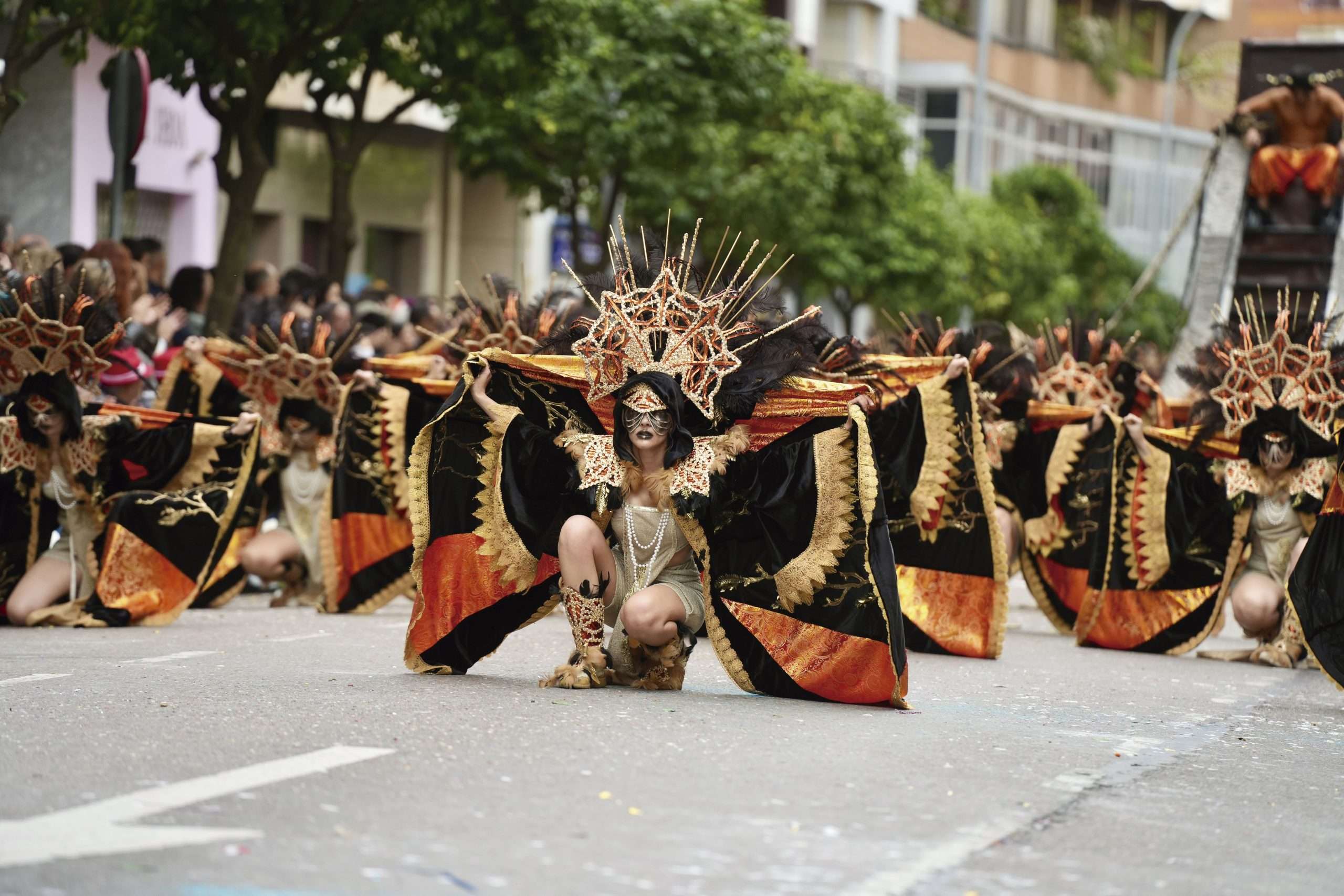 Comparsa ‘Caribe’, primer premio del gran desfile del Carnaval de Badajoz 2024. Foto: Ayuntamiento de Badajoz