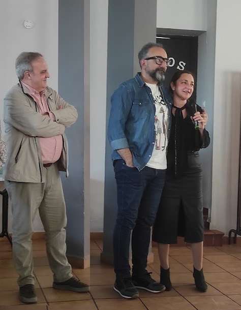 José María Lama, Francisco Blanco y Maricarmen Báez. Foto: Cedida