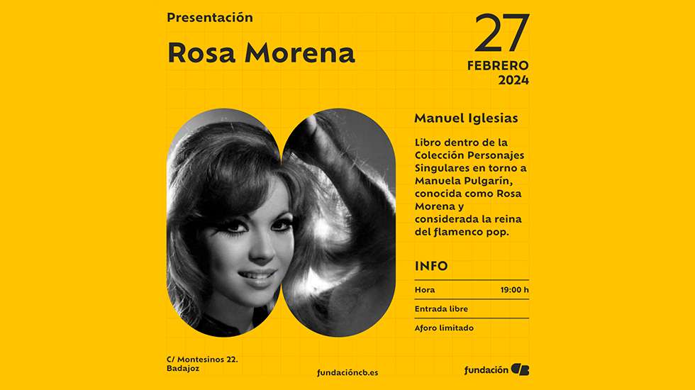 Presentación de un libro sobre Rosa Morena en Badajoz