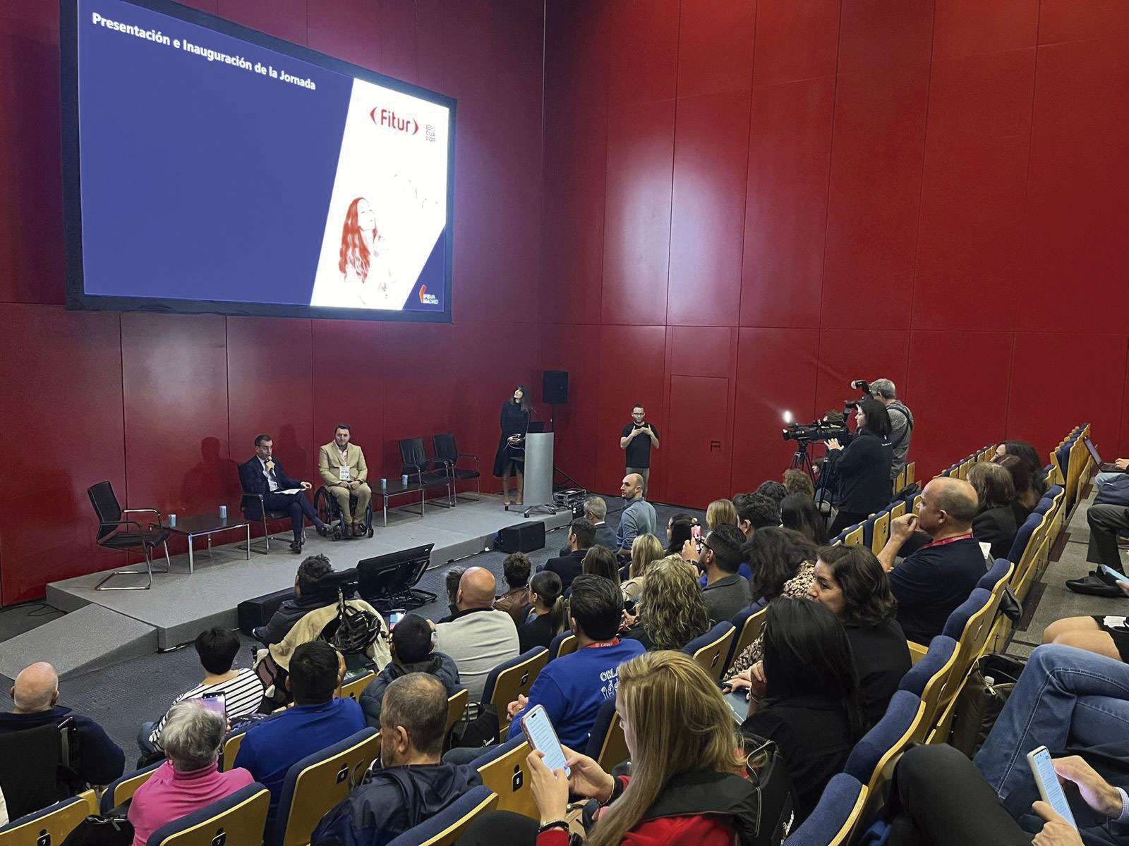 Jornada sobre turismo accesible. Foto: Fitur