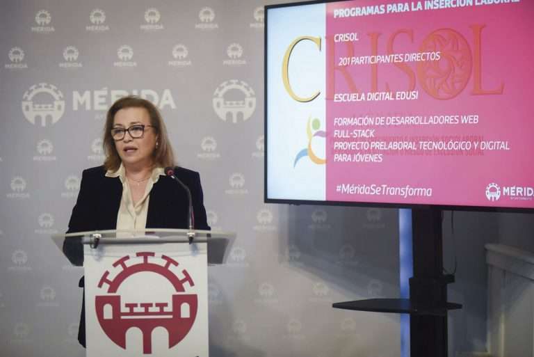 El Ayuntamiento de Mérida dedicó más de 2,5 millones de euros a políticas sociales en 2023