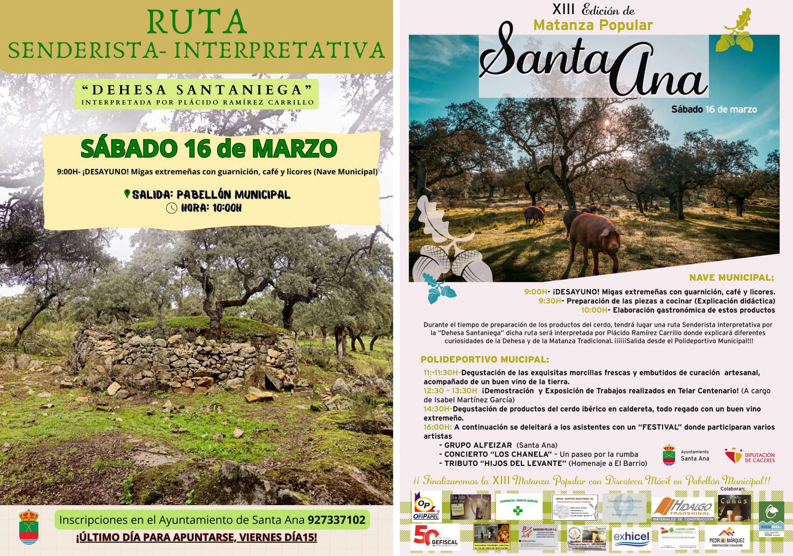 Actividades en Santa Ana