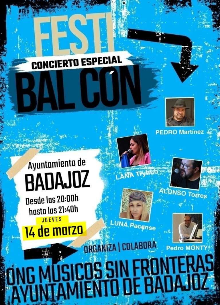 La música vuelve al balcón del Ayuntamiento de Badajoz al cumplirse cuatro años del confinamiento