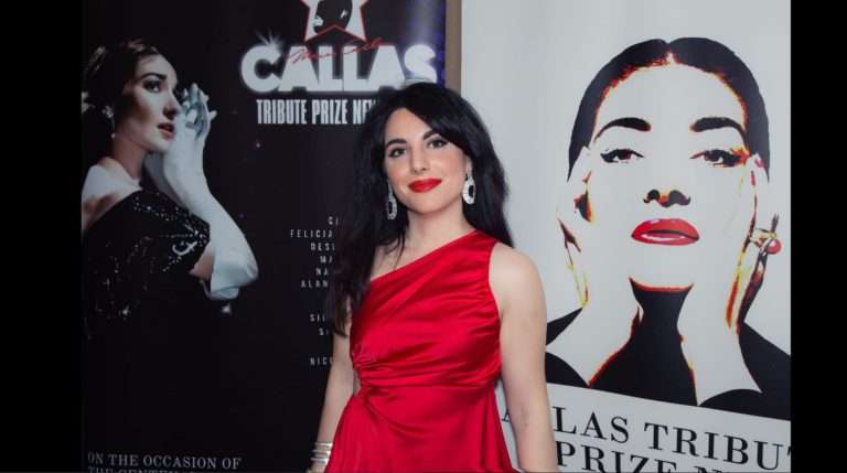 La cantante extremeña Amalia Toboso recibe el galardón 'Callas Tribute Prize' en Nueva York