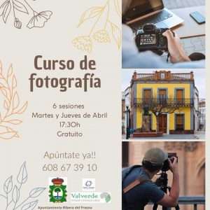 Curso de fotografía en Ribera del Fresno