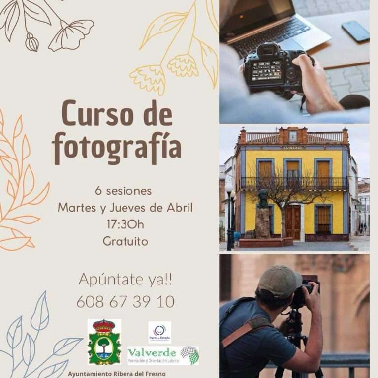 Curso de fotografía en Ribera del Fresno