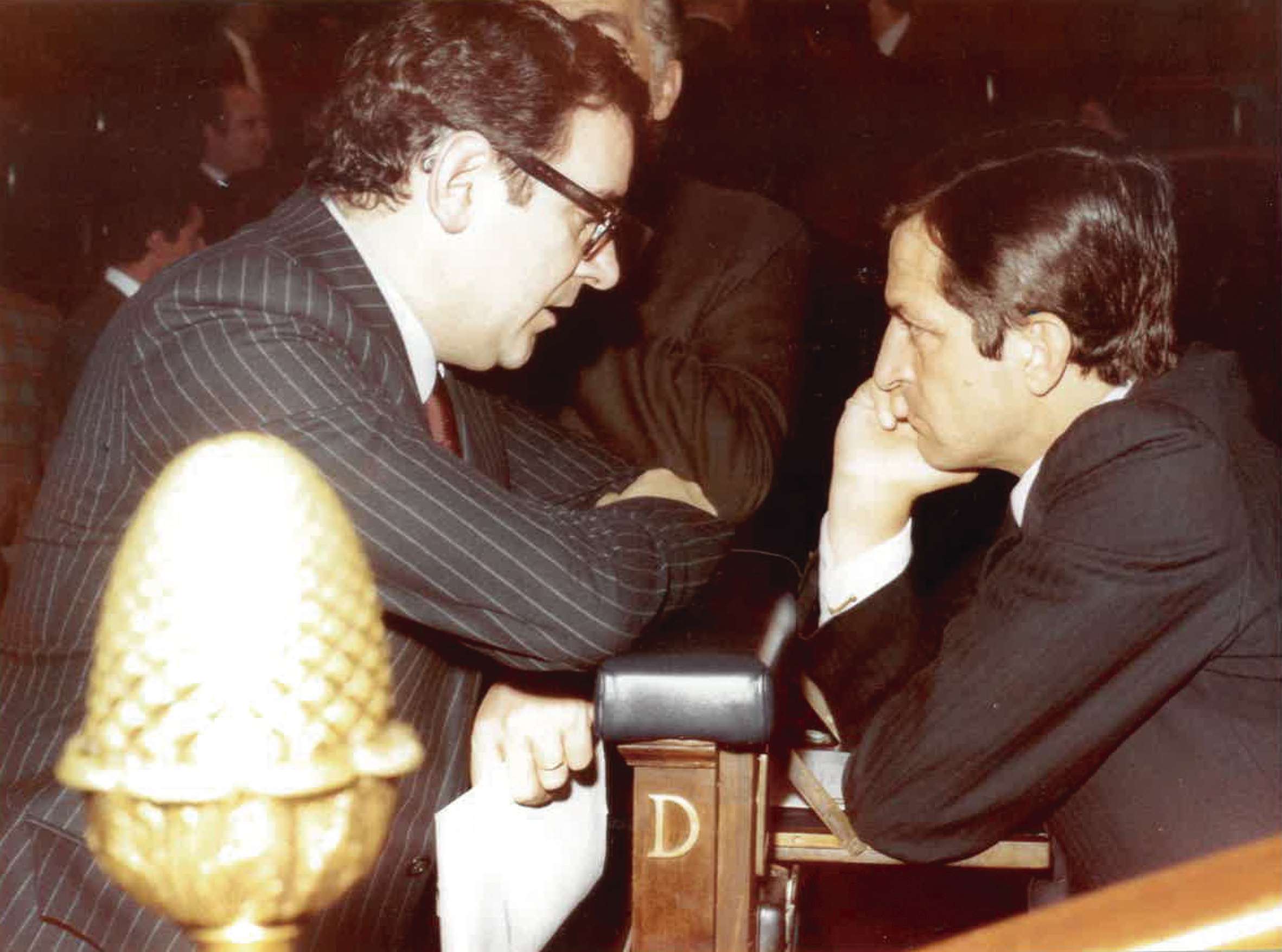 Enrique Sánchez de León con Adolfo Suárez. Foto: Cedida
