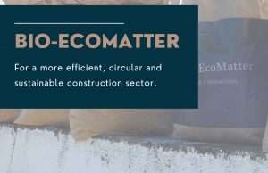 La empresa extremeña Bio-EcoMatter crea un mortero ecológico que no necesita cemento ni arena