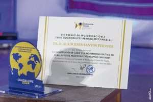 El cubano Alain J. Santos Fuentes gana el Premio de Investigación a Tesis Doctorales Iberoamericanas 2024
