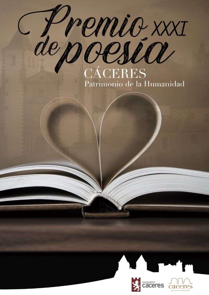 El Ayuntamiento de Cáceres convoca el XXXI Premio de poesía ‘Cáceres patrimonio de la humanidad’