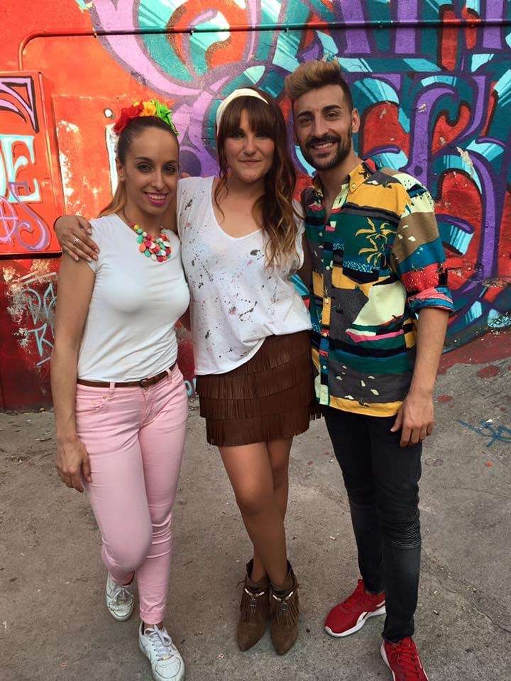 Con la cantante manchega Rozalén. Foto: Cedida