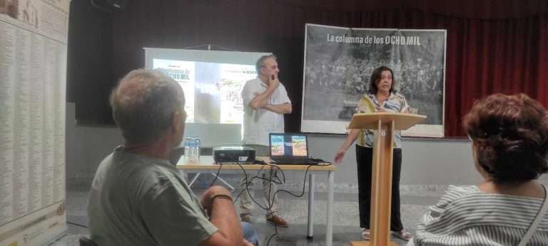 'La columna de los ocho mil' en Ribera del Fresno