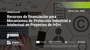 Un webinario de Extremadura Avante ofrece información sobre protección industrial e intelectual de proyectos de I+D+i