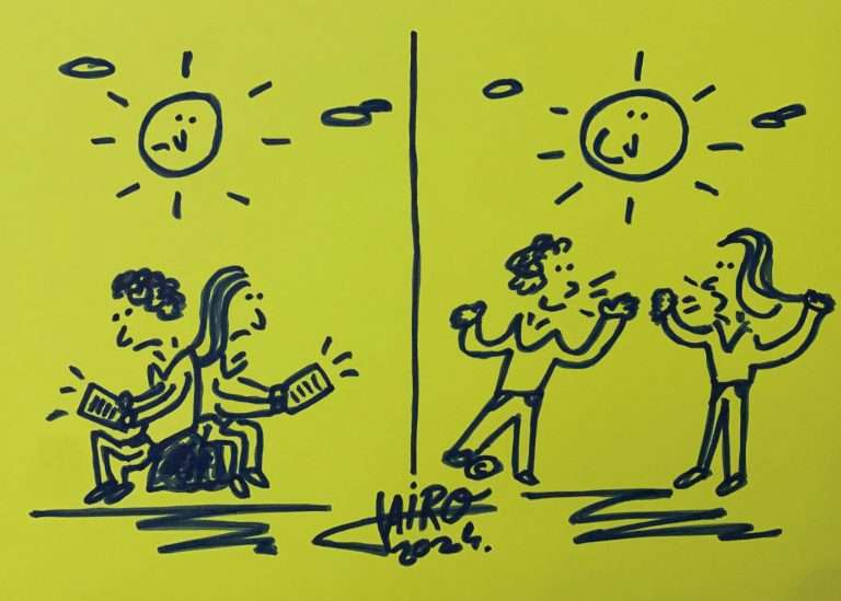 Viñeta de Jairo Jiménez. Grada 191. Julio/agosto de 2024