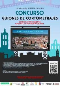 El Ayuntamiento de Zafra convoca el II Concurso de guiones de cortometrajes