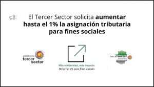 La Plataforma del Tercer Sector solicita que la asignación tributaria para fines sociales llegue al 1%