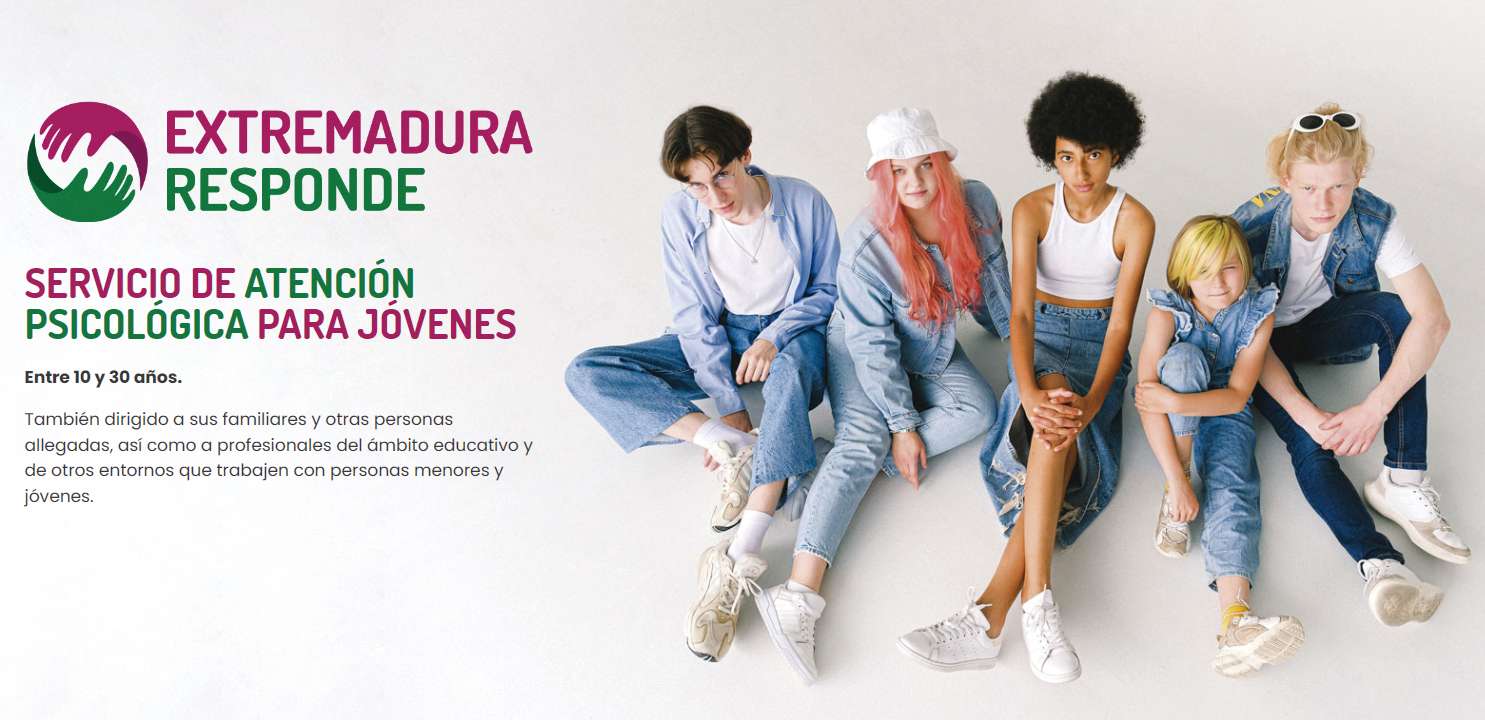 El SES pone a disposición de los jóvenes el servicio de ayuda psicológica ‘Extremadura Responde’