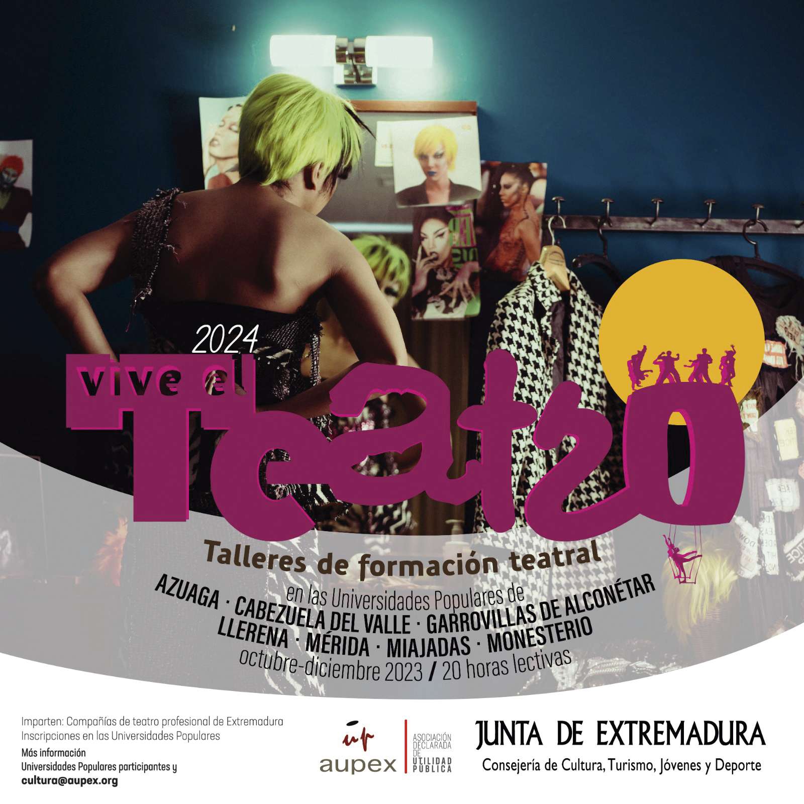 El programa ‘Vive el teatro’ de Aupex llegará a varias universidades populares