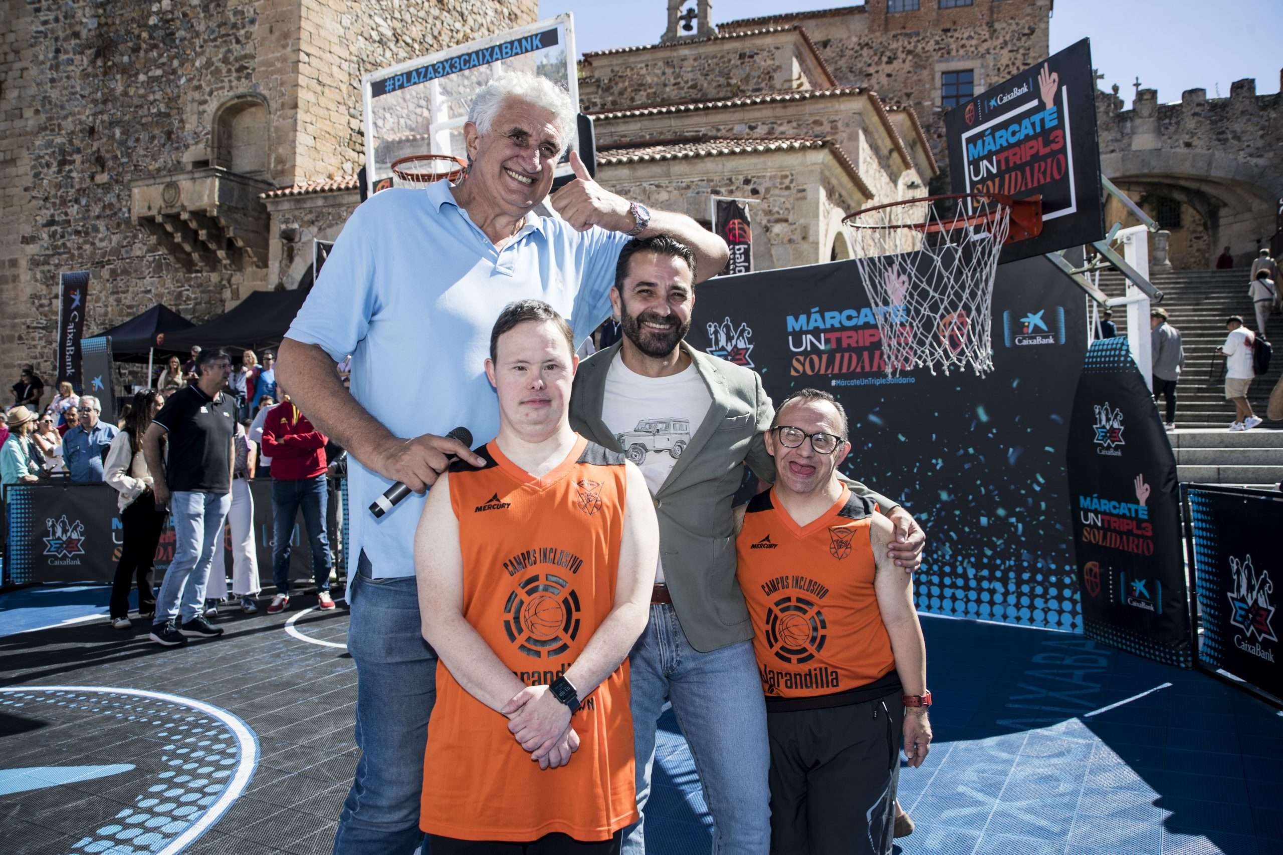 El circuito 'Plaza 3x3 CaixaBank' de 2024 concluye con la cita de Cáceres