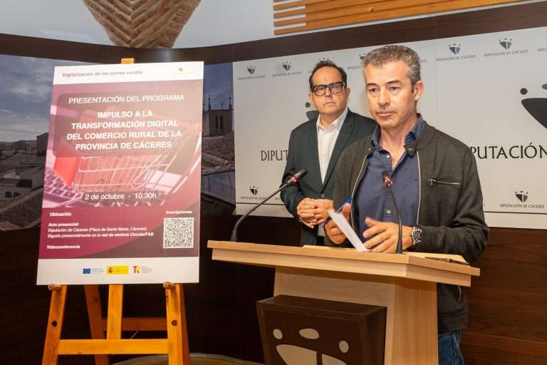 La Diputación de Cáceres y la Cámara de Comercio impulsan la plataforma de venta online 'Cáceres Digital'