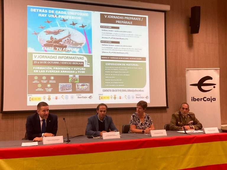 Badajoz acoge el 15 y 16 de octubre las V Jornadas sobre futuro profesional en las Fuerzas Armadas y Cuerpos de Seguridad del Estado