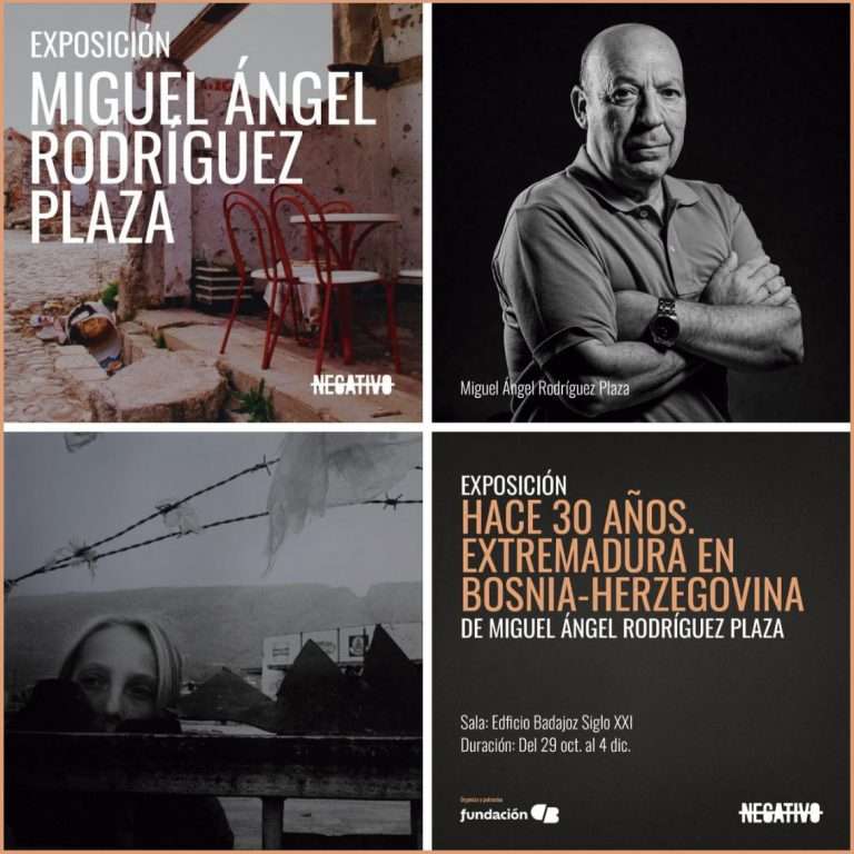 Miguel Ángel Rodríguez Plaza presenta su exposición ‘Hace 30 años. Extremadura en Bosnia-Herzegovina’ en Badajoz