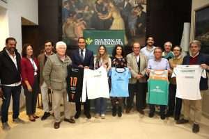 Caja Rural de Extremadura renueva sus convenios con varias entidades deportivas regionales