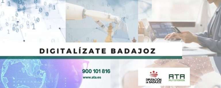 La Diputación de Badajoz colabora con el programa de la Asociación de Trabajadores Autónomos 'Digitalízate Badajoz'
