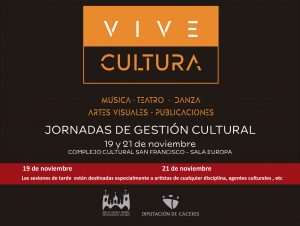 La Diputación de Cáceres organiza unas jornadas sobre gestión cultural en Cáceres