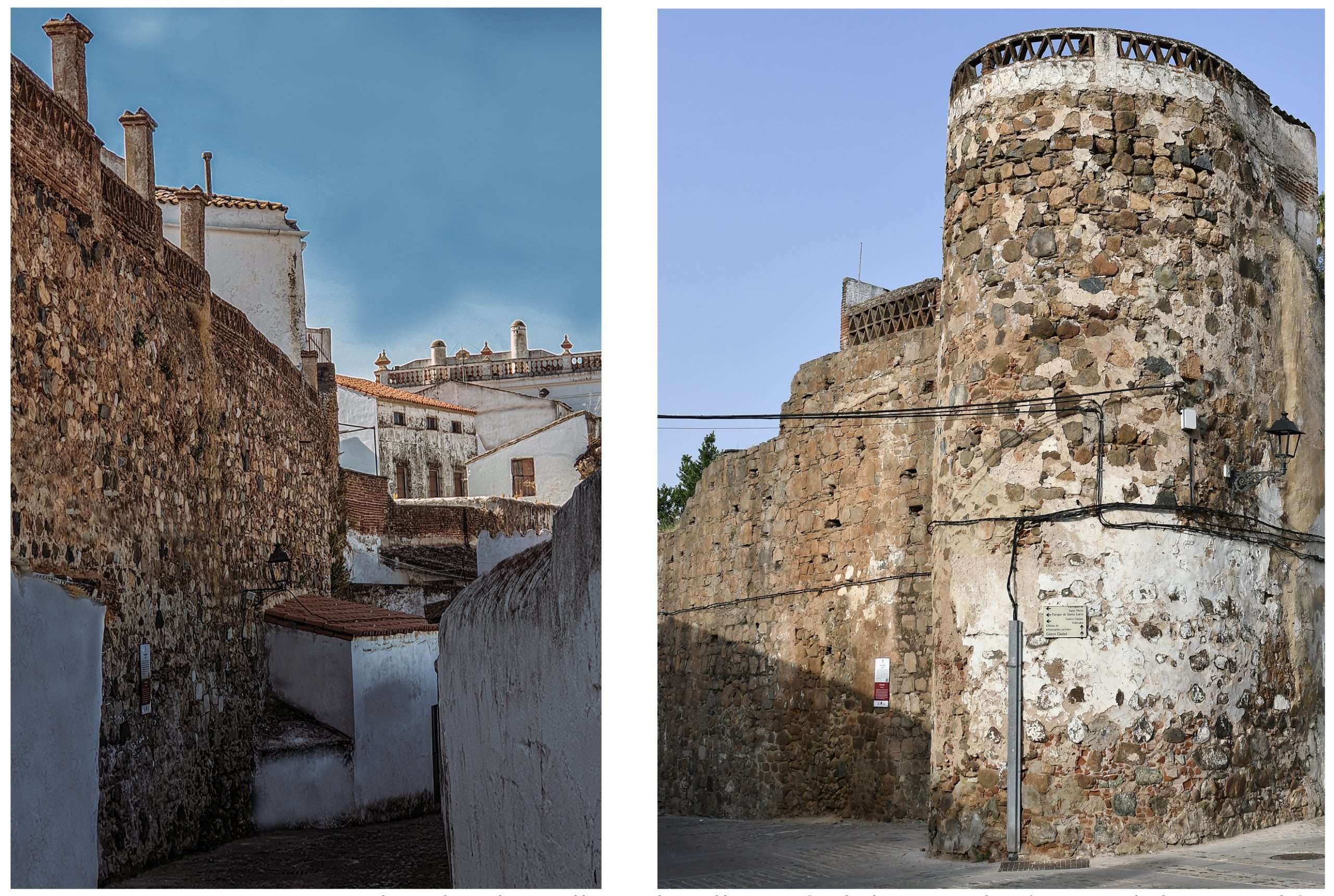 Jerez de los Caballeros, uno de los Pueblos más Bonitos de España. El recinto amurallado