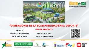 El Clúster del Deporte y Ocio de Extremadura organiza en Badajoz un taller sobre sostenibilidad