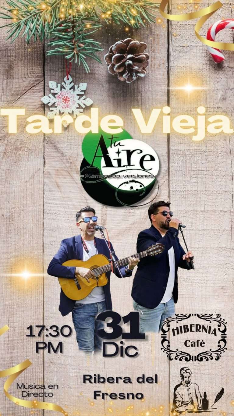 Ribera del Fresno despide el año con la música en directo de 'A tu aire' en el Café Hibernia