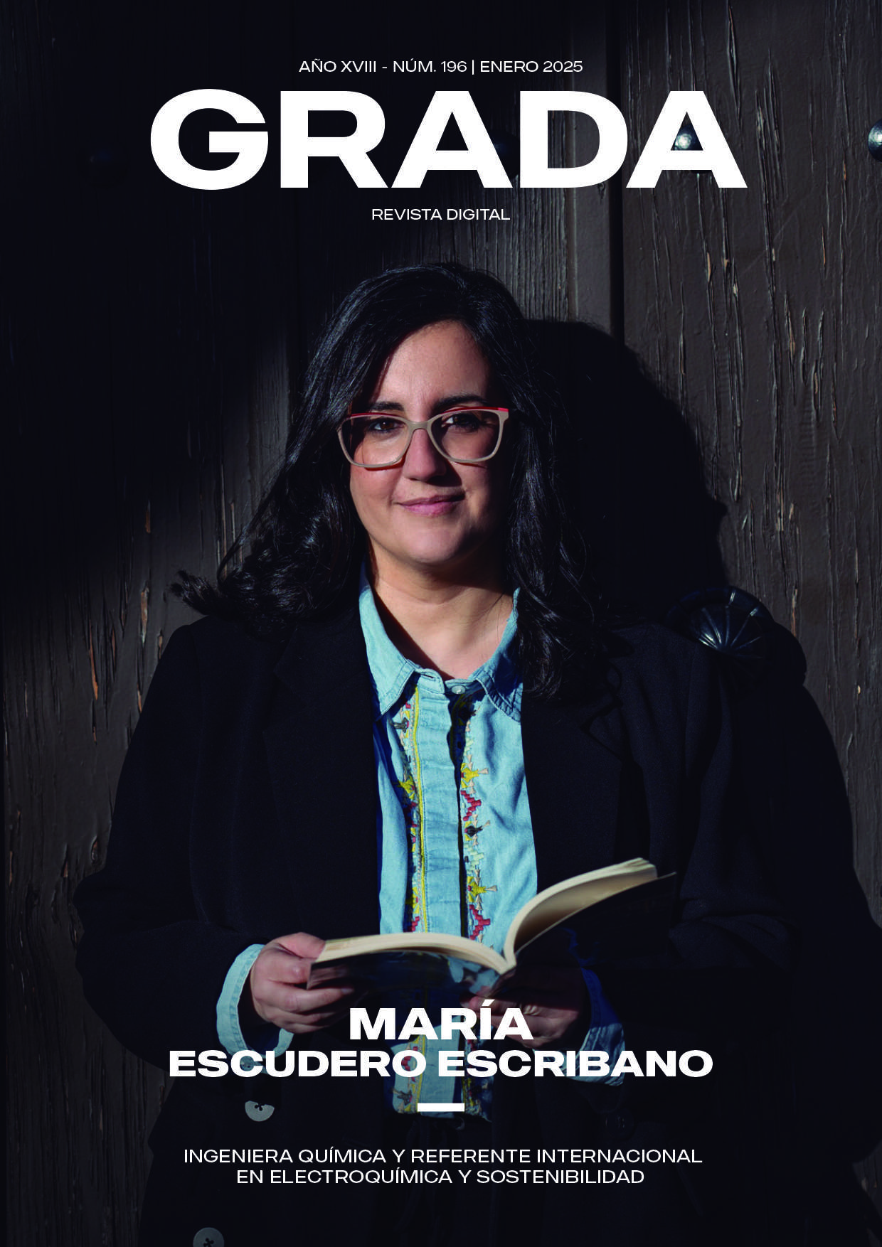Revista Grada 196. María Escudero. Ingeniera química y referente internacional en electroquímica y sostenibilidad