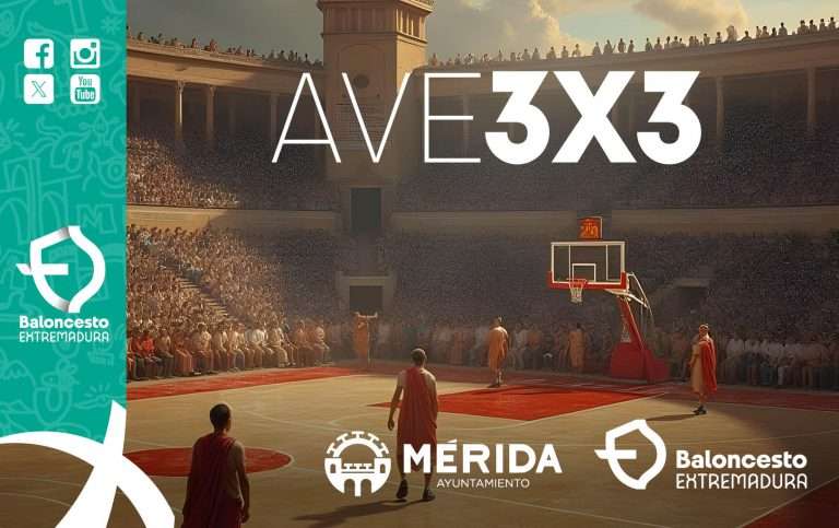 La primera liga de baloncesto senior en la modalidad 3x3 se celebrará en Mérida
