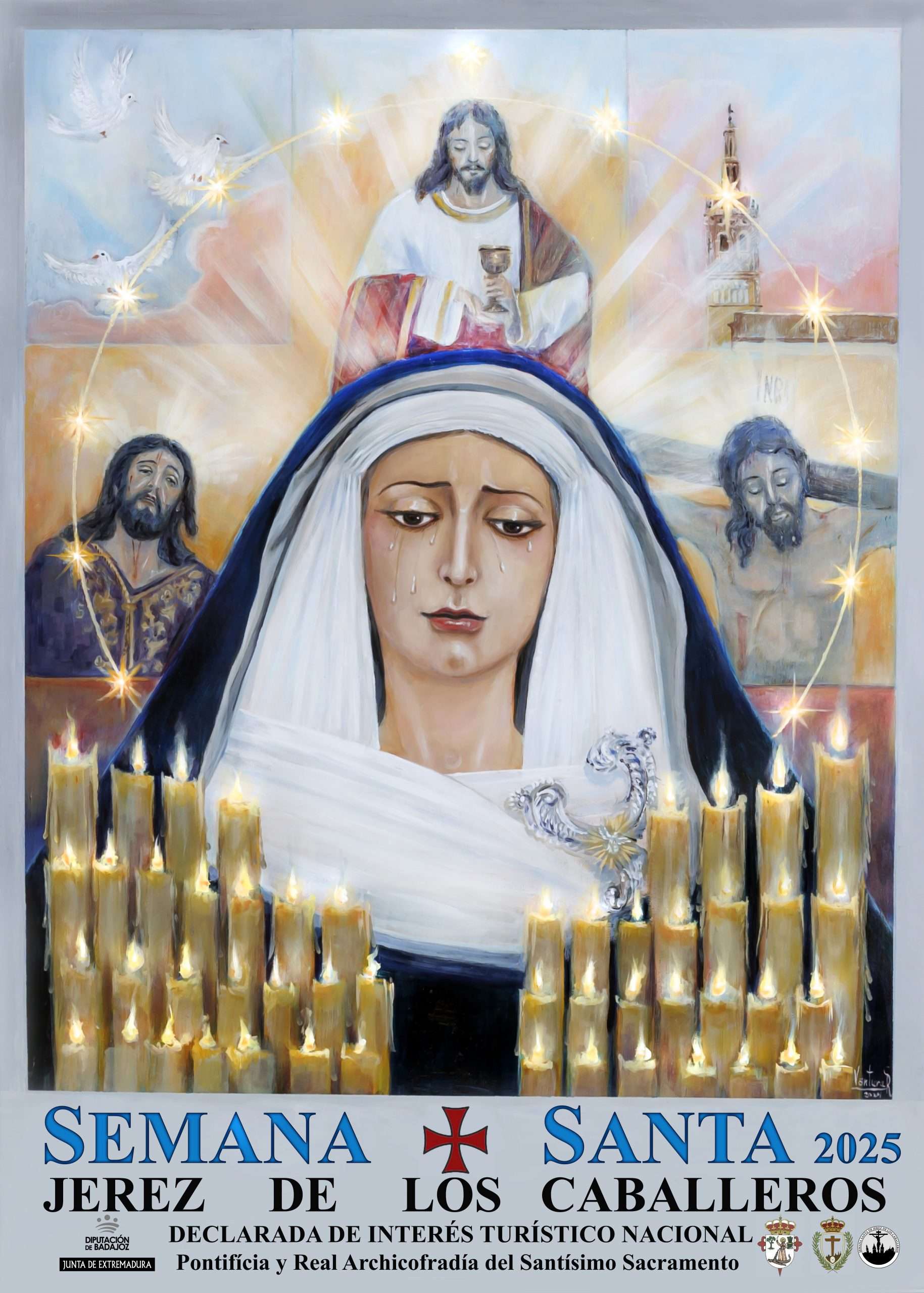 Una obra de Ventura Gómez anunciará la Semana Santa de Jerez de los Caballeros 2025
