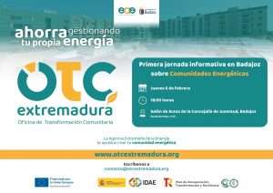 La Oficina de Transferencia Comunitaria de Extremadura organiza una jornada informativa sobre comunidades energéticas en Badajoz